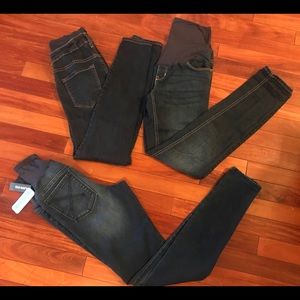 Lot: 3 pairs of maternity denim from Old Navy